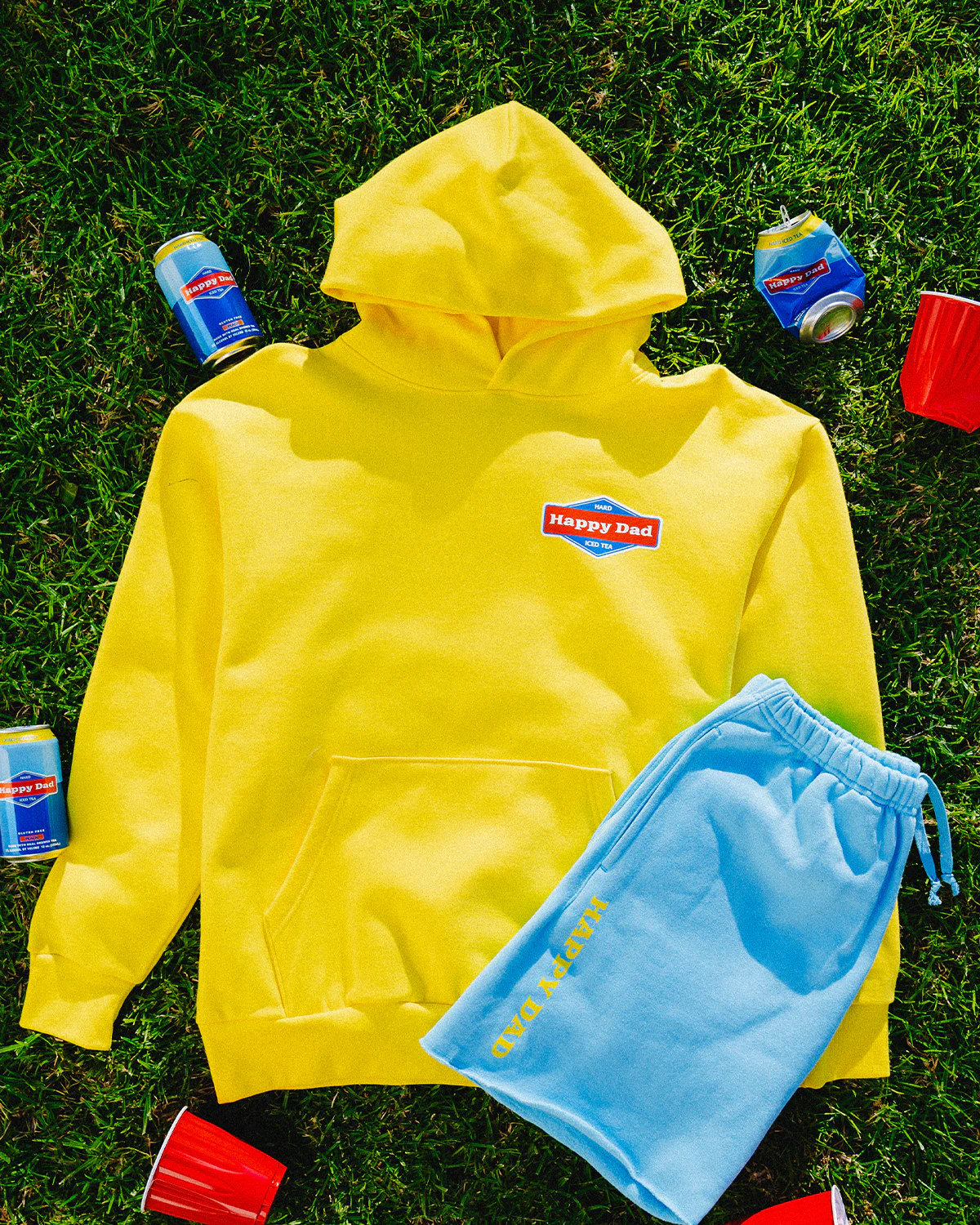 Happy Dad Hard Tea Hoodie (Yellow) - Image 6