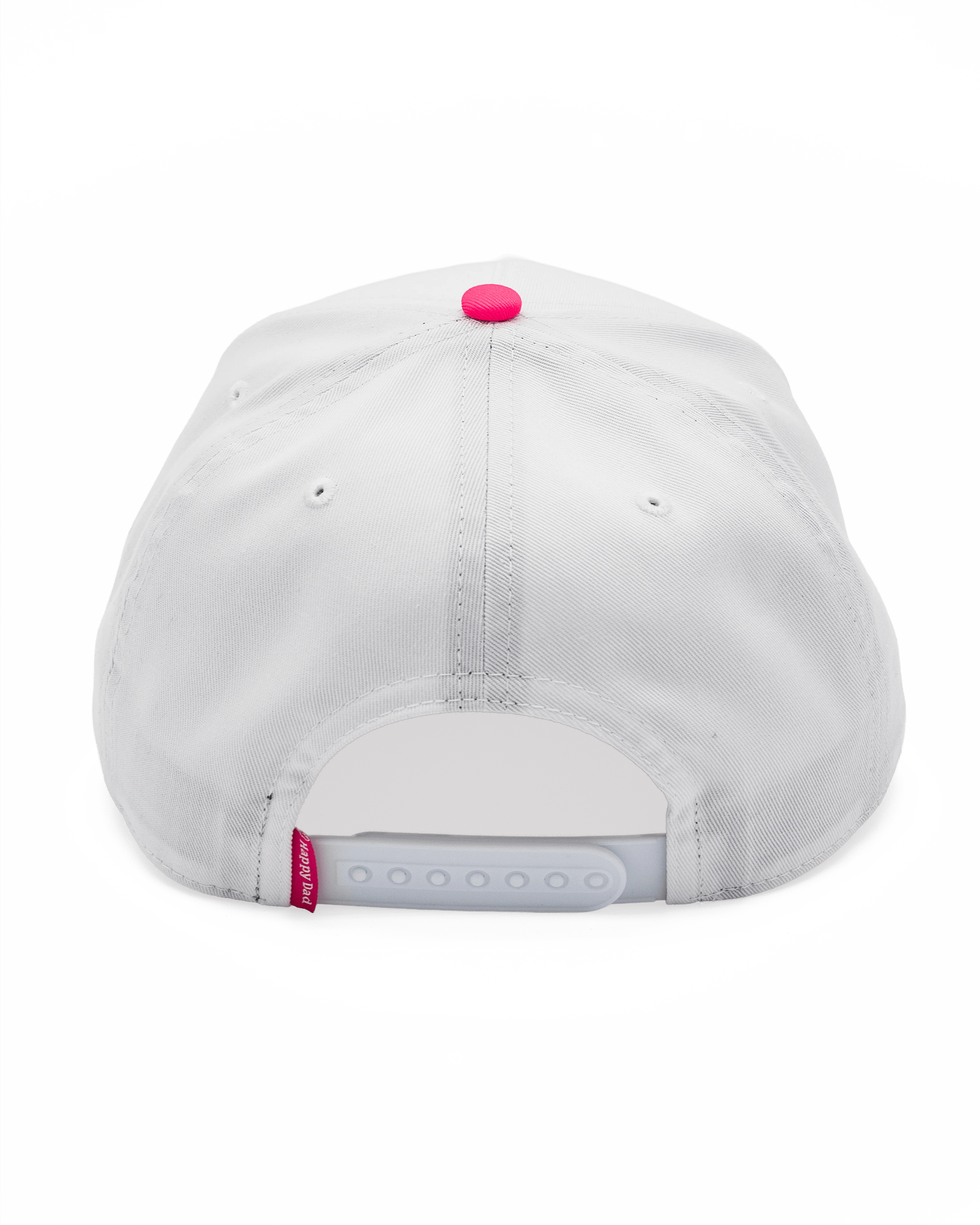 Happy Dad 2-Tone Hat (White/Pink) - Image 5