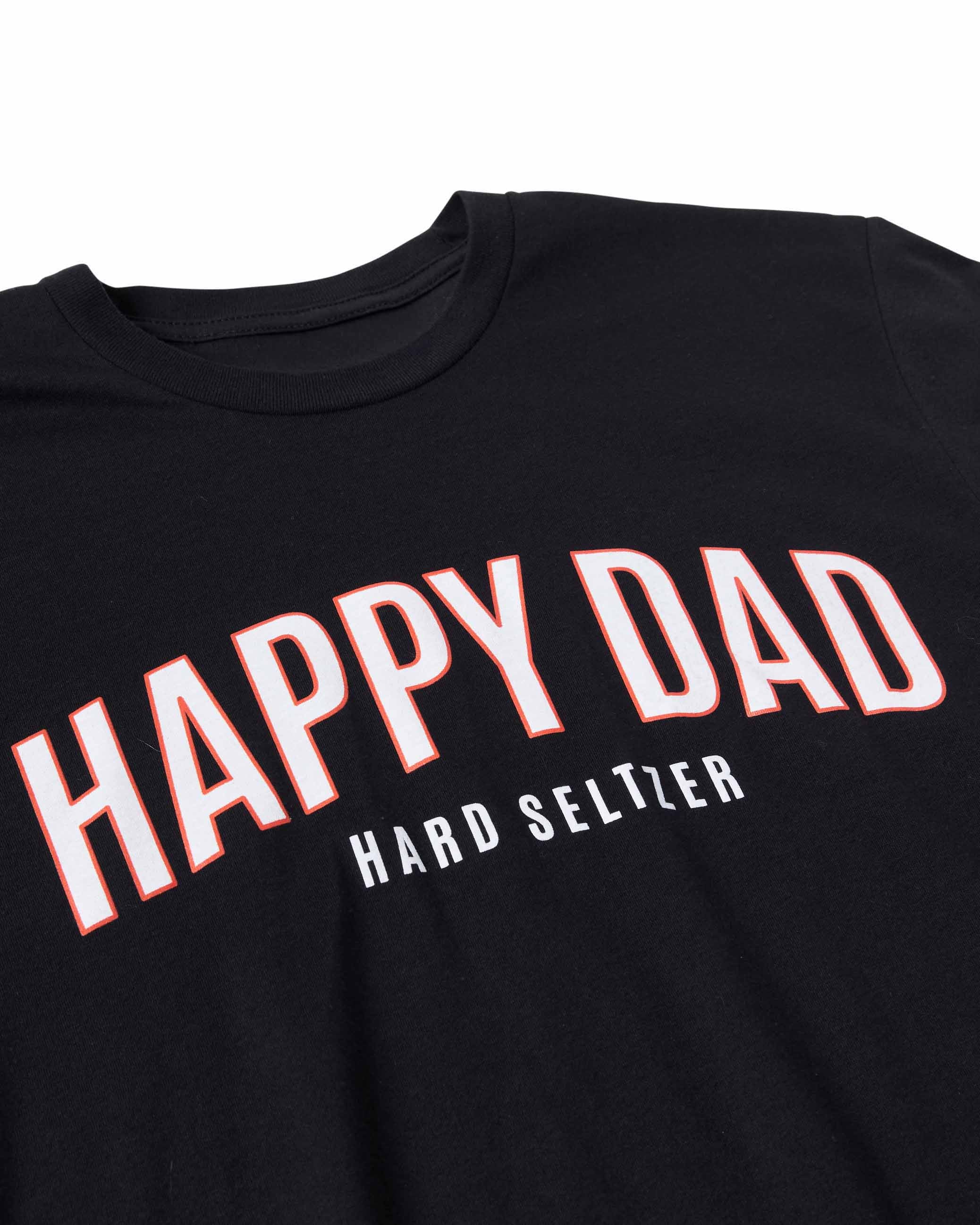 Happy Dad Arch Tee (Black) - Image 2