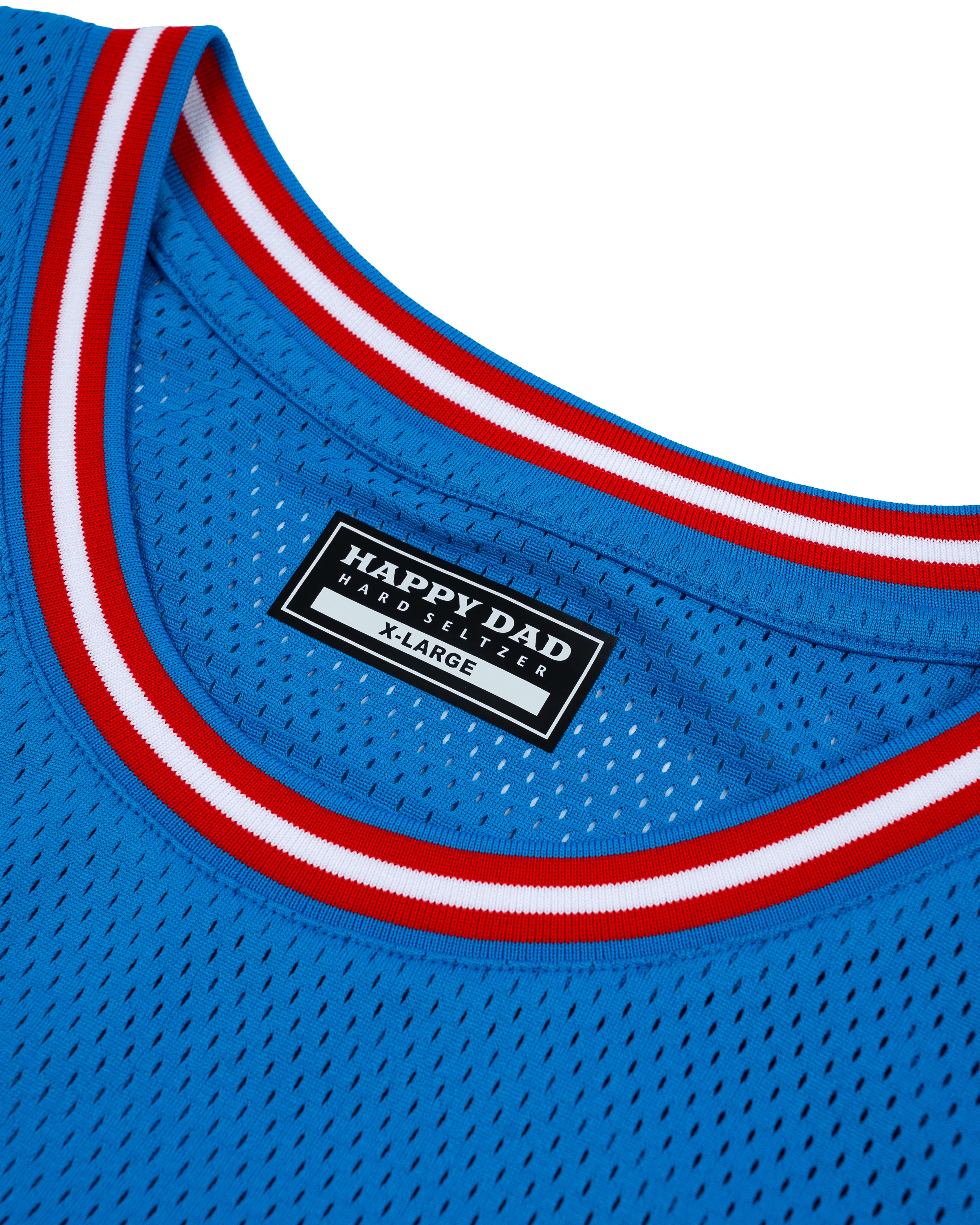 Happy Dad Basketball Jersey (Blue) - Image 6