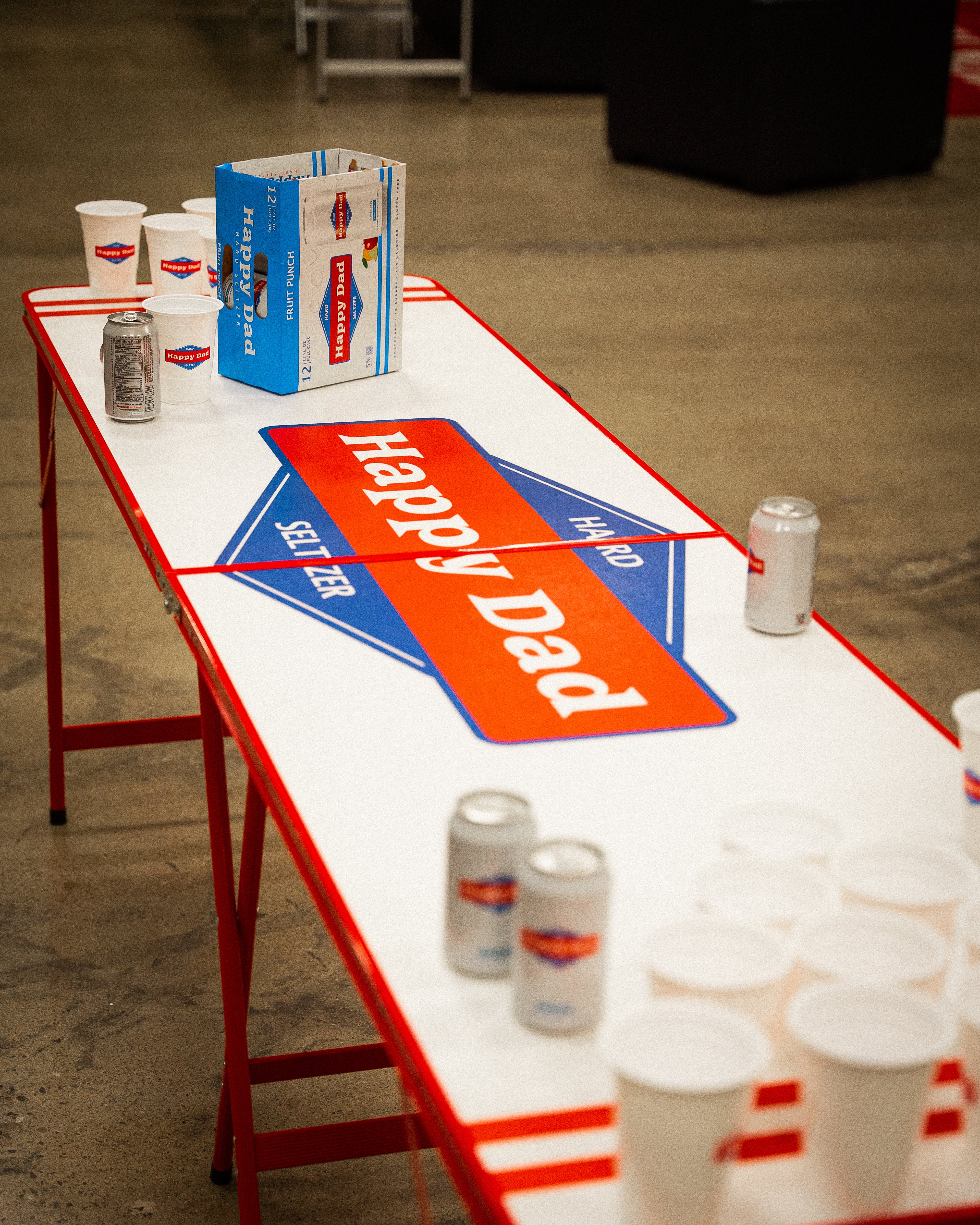 Happy Dad Beer Pong Table - Image 4