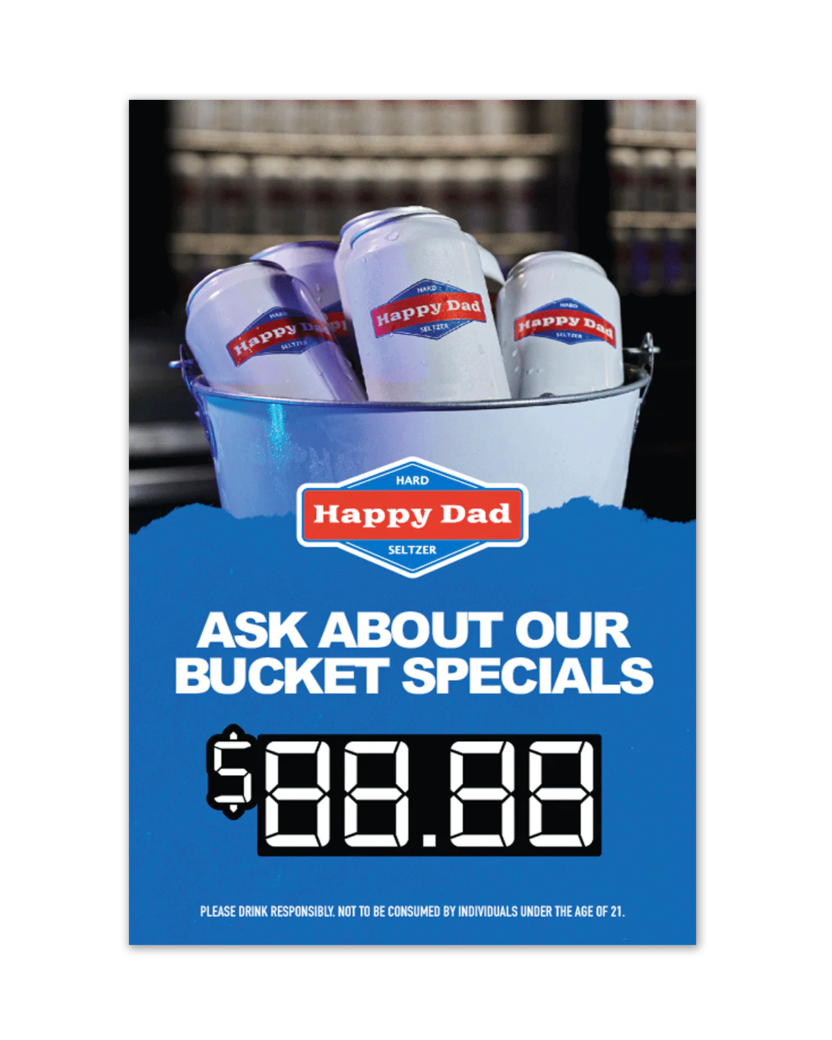 Happy Dad Bucket Special Poster (Pricer)