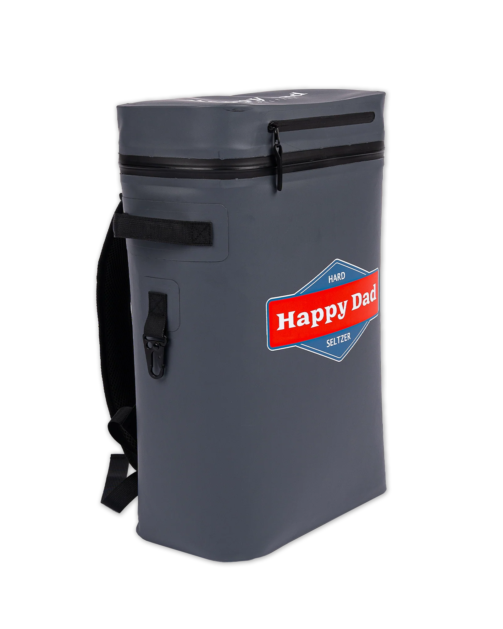 Happy Dad Cooler Backpack (Grey) - Image 2