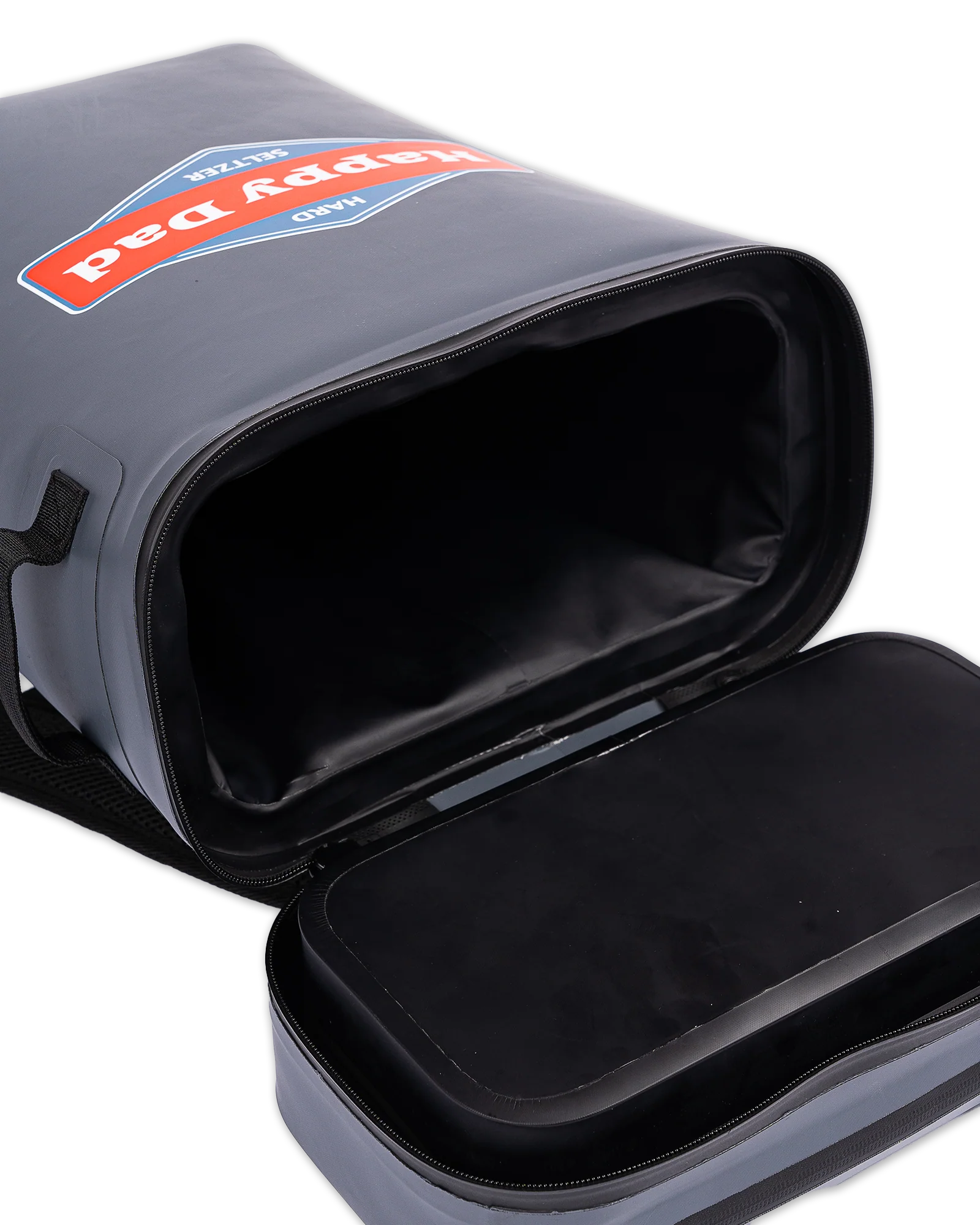Happy Dad Cooler Backpack (Grey) - Image 4