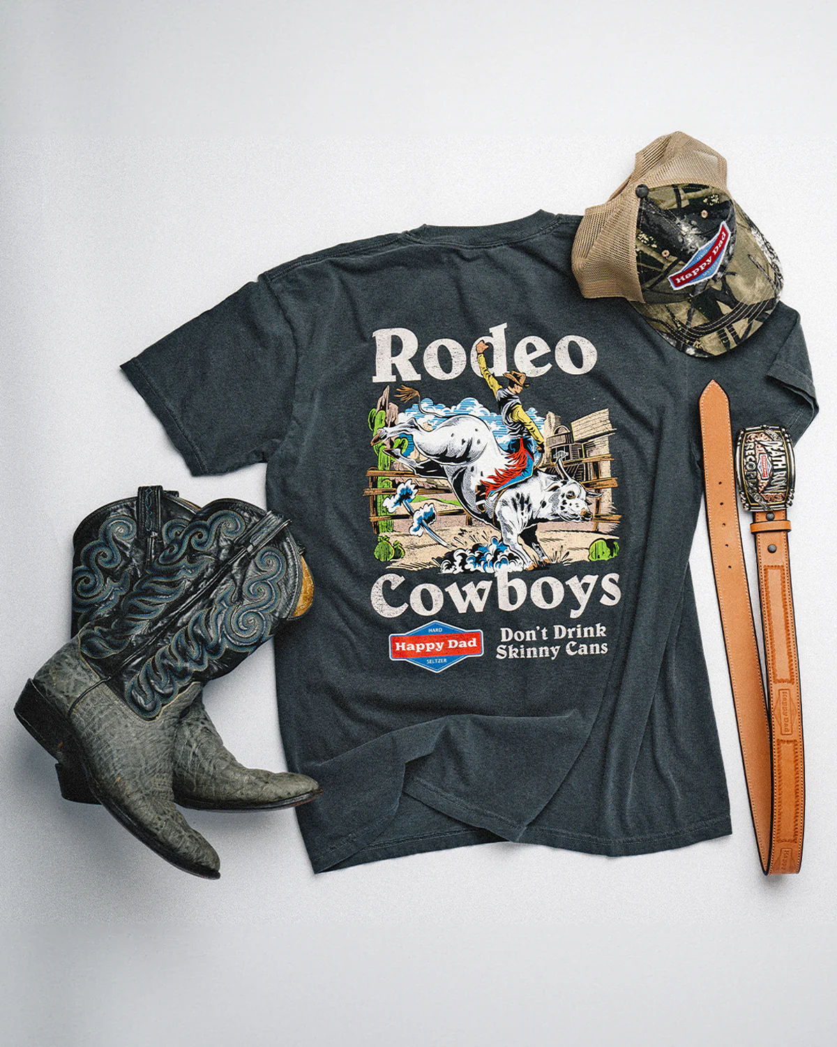 Happy Dad Cowboy Belt - Image 4