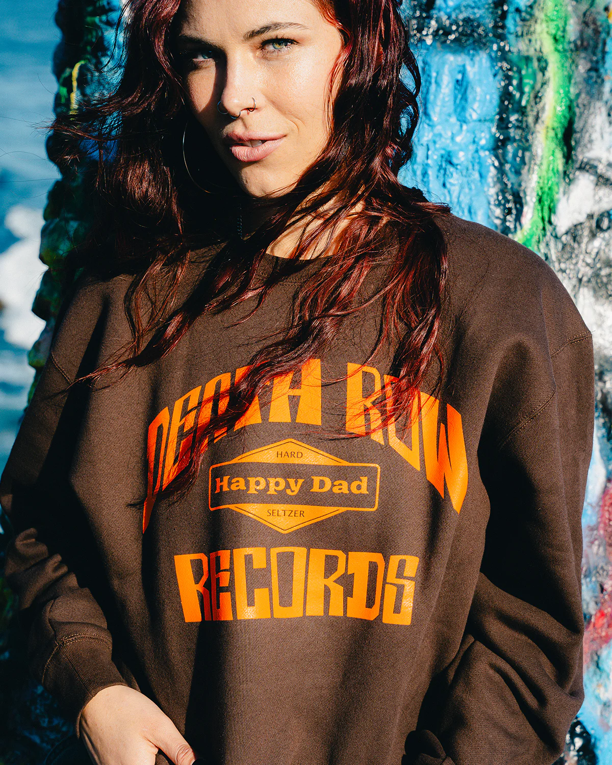 Happy Dad x Death Row Hunting Crewneck (Brown) - Image 3