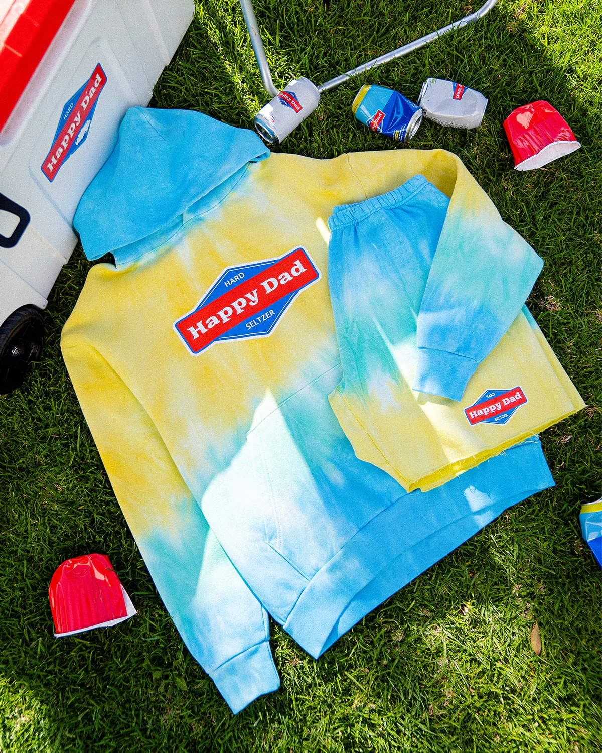 Happy Dad Festival Hoodie (Tie Dye) - Image 4