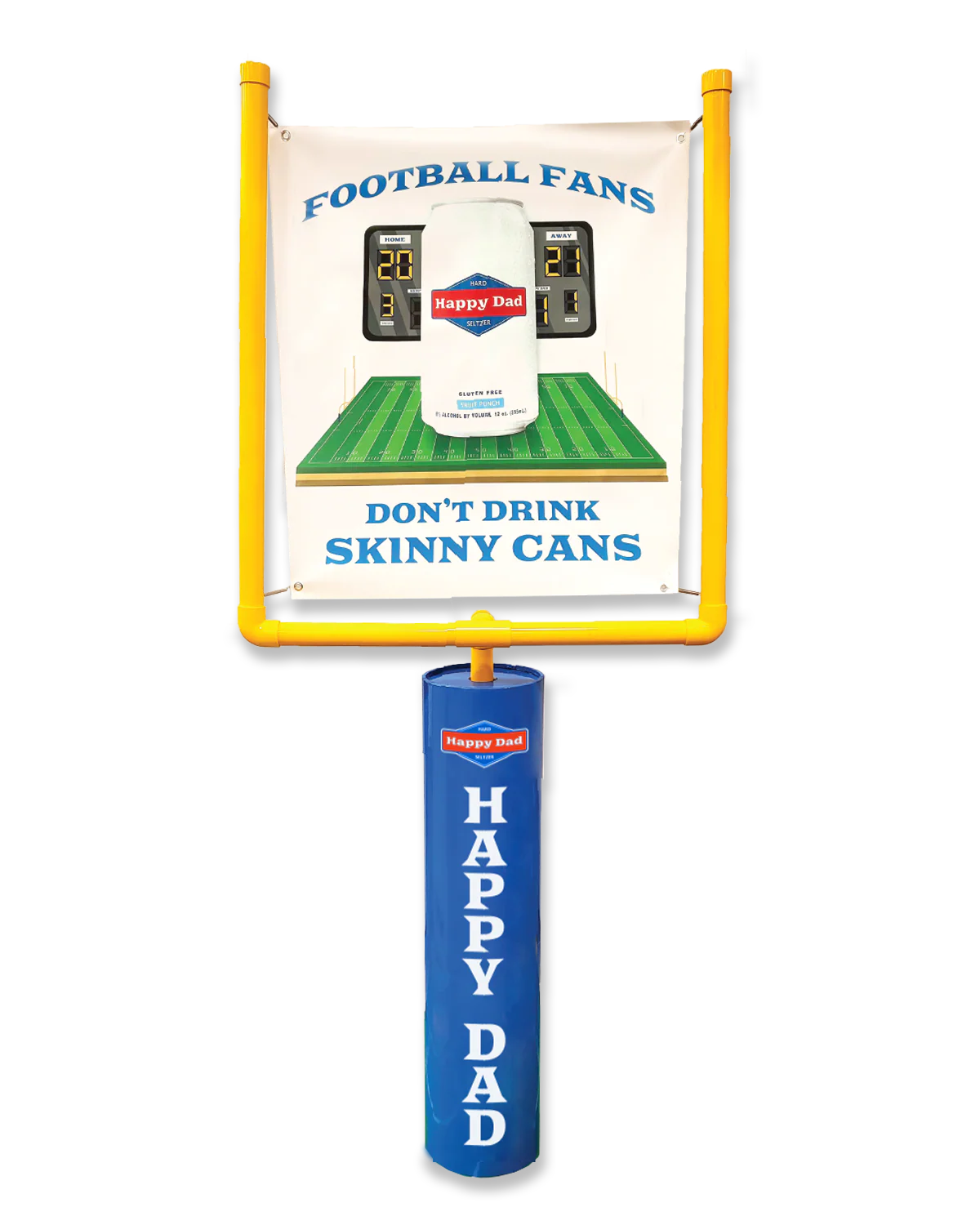 Happy Dad Football Field Goal (Complete Display)