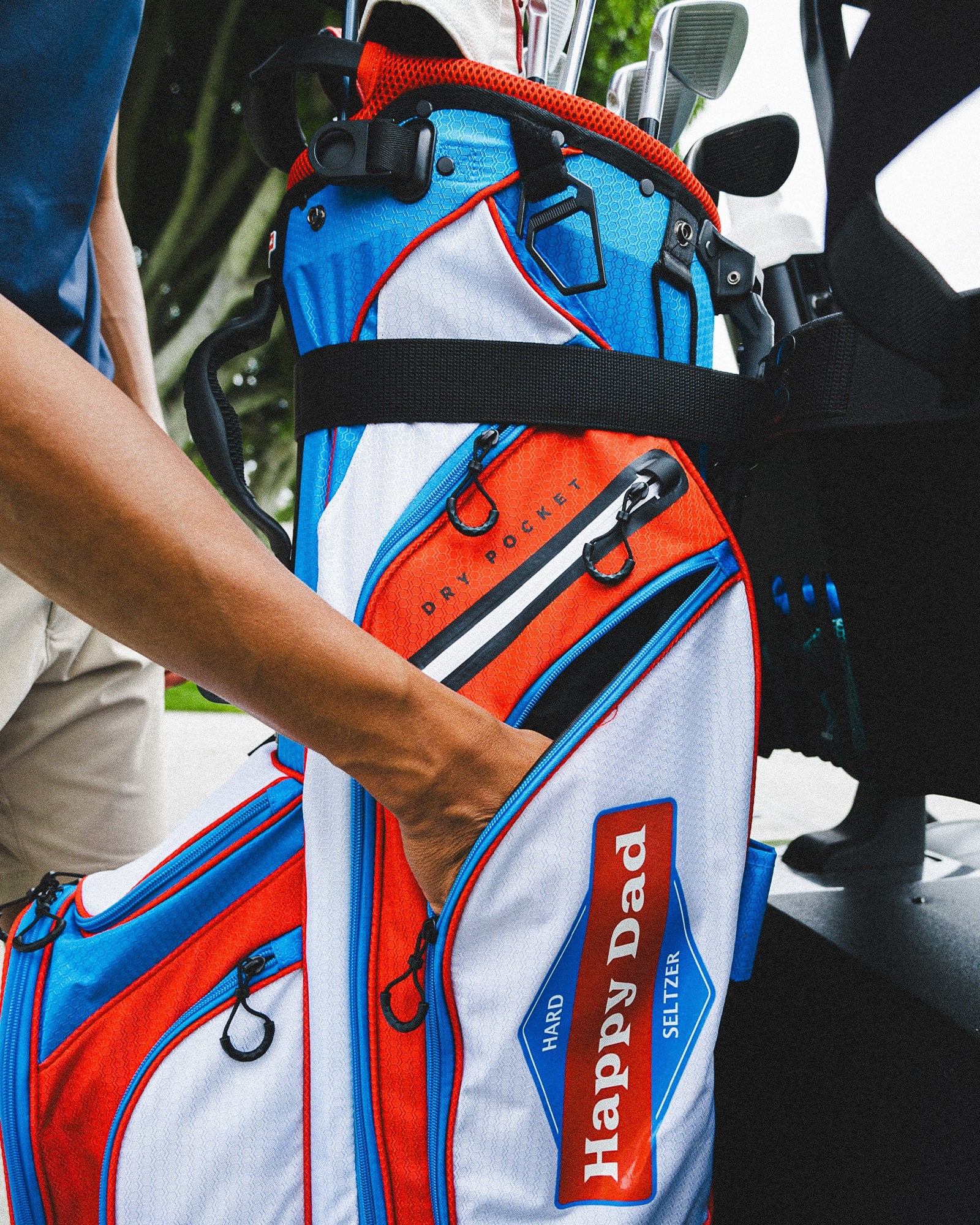 Happy Dad Golf Bag - Image 9