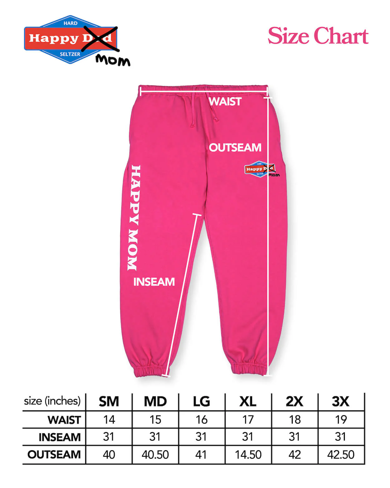 Happy Dad Happy Mom Sweatpants - Image 5