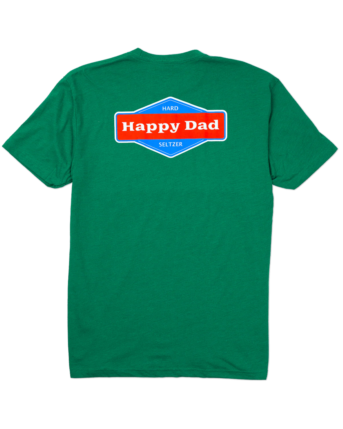 Happy Dad Logo Front and Back Tee (Green) - Image 2