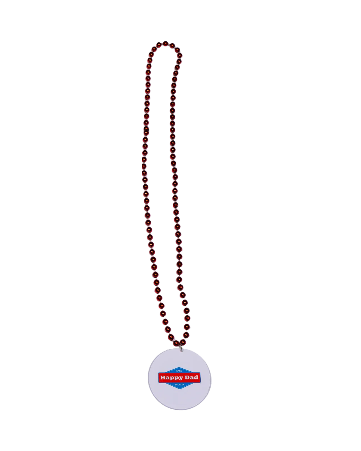 Happy Dad Mardi Gras Beads - Image 2