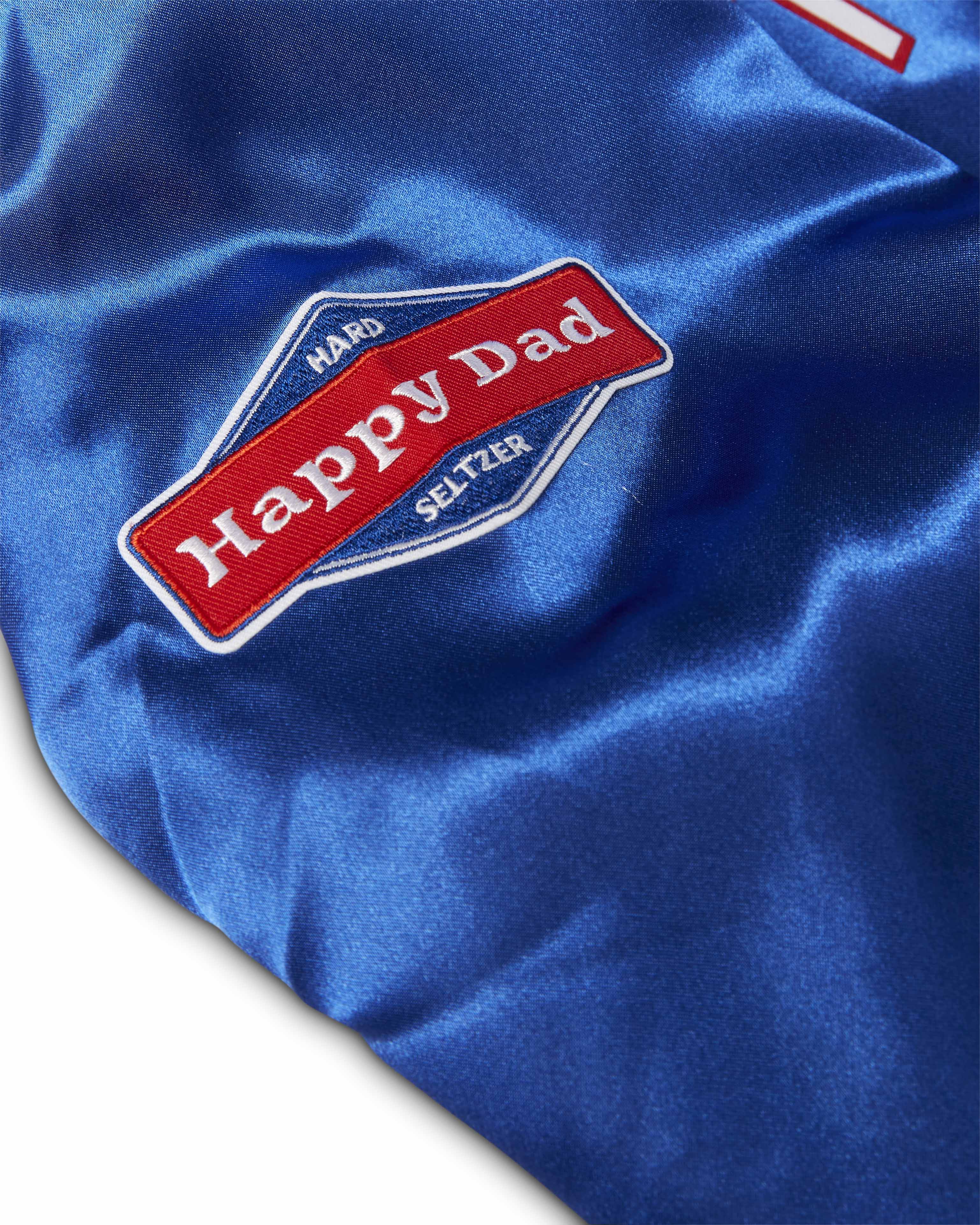 Happy Dad Satin Jacket (Blue) - Image 4