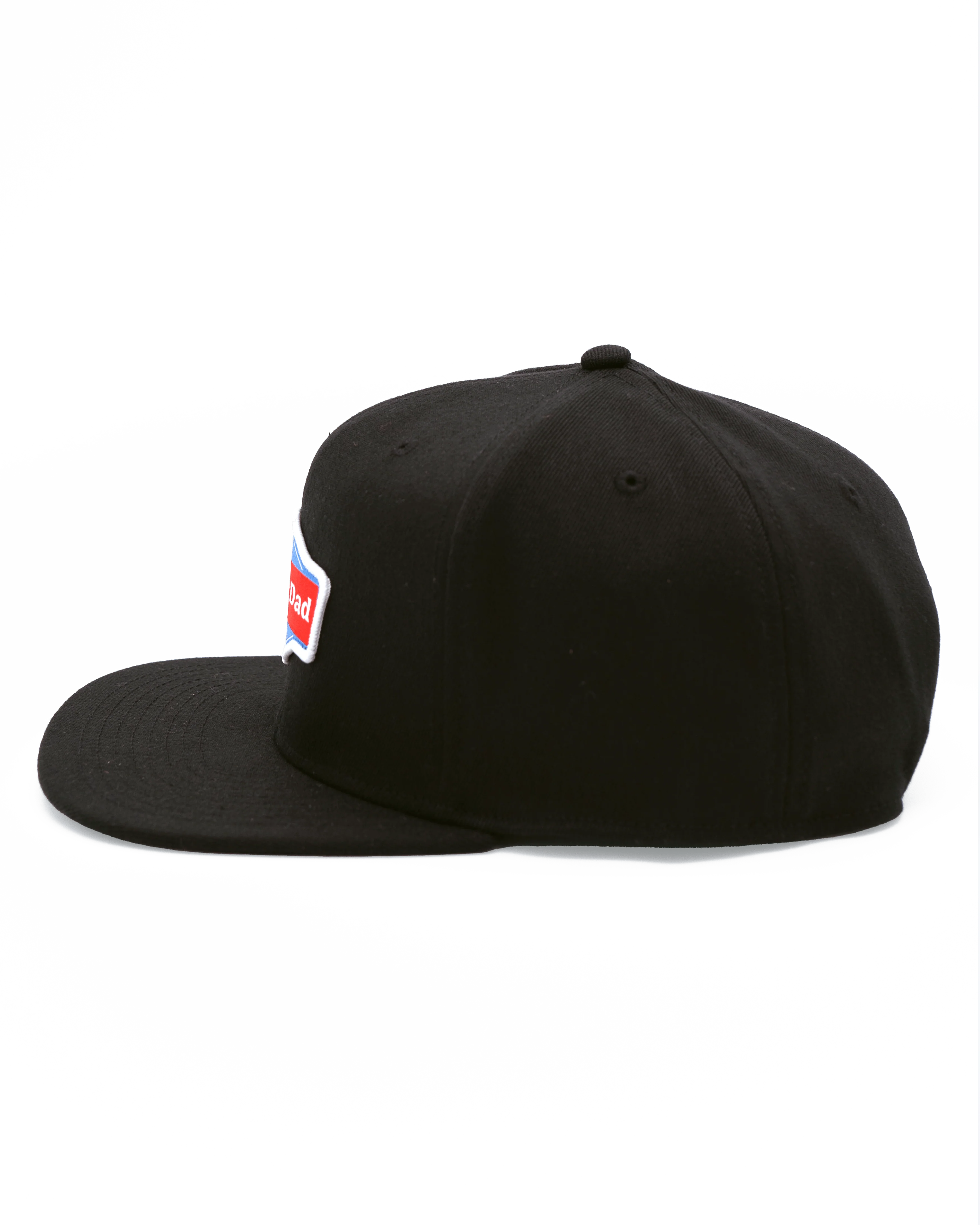 Happy Dad Snapback Hat (Black) - Image 3