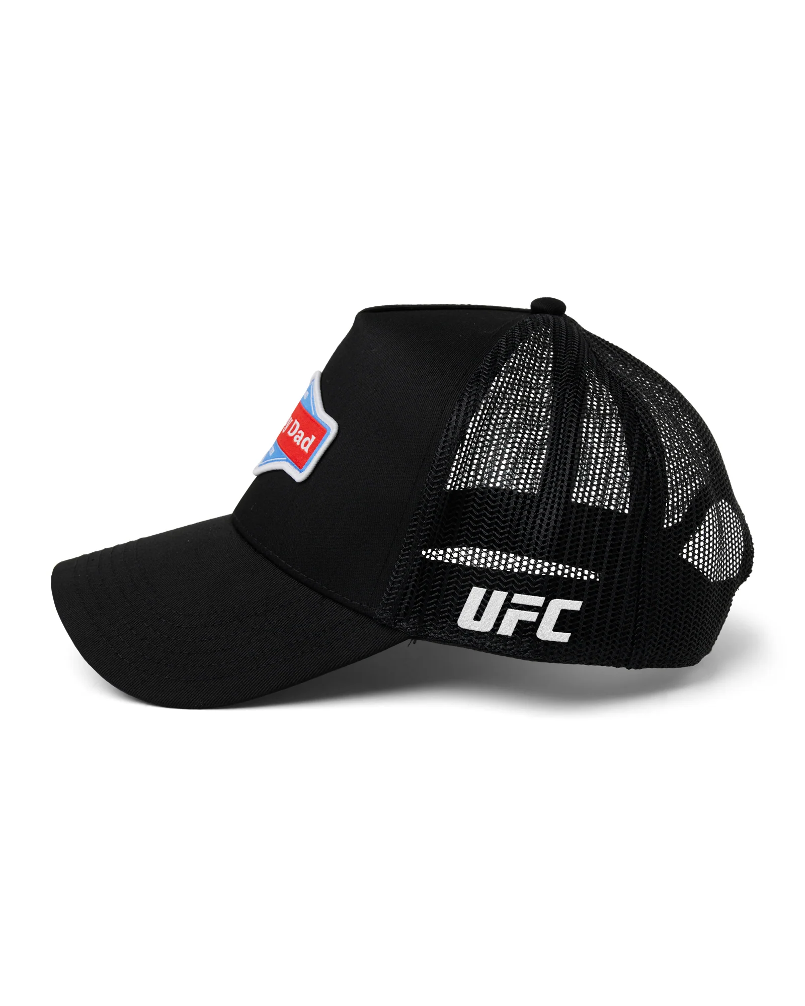 UFC x Happy Dad Trucker Hat (Black) - Image 3