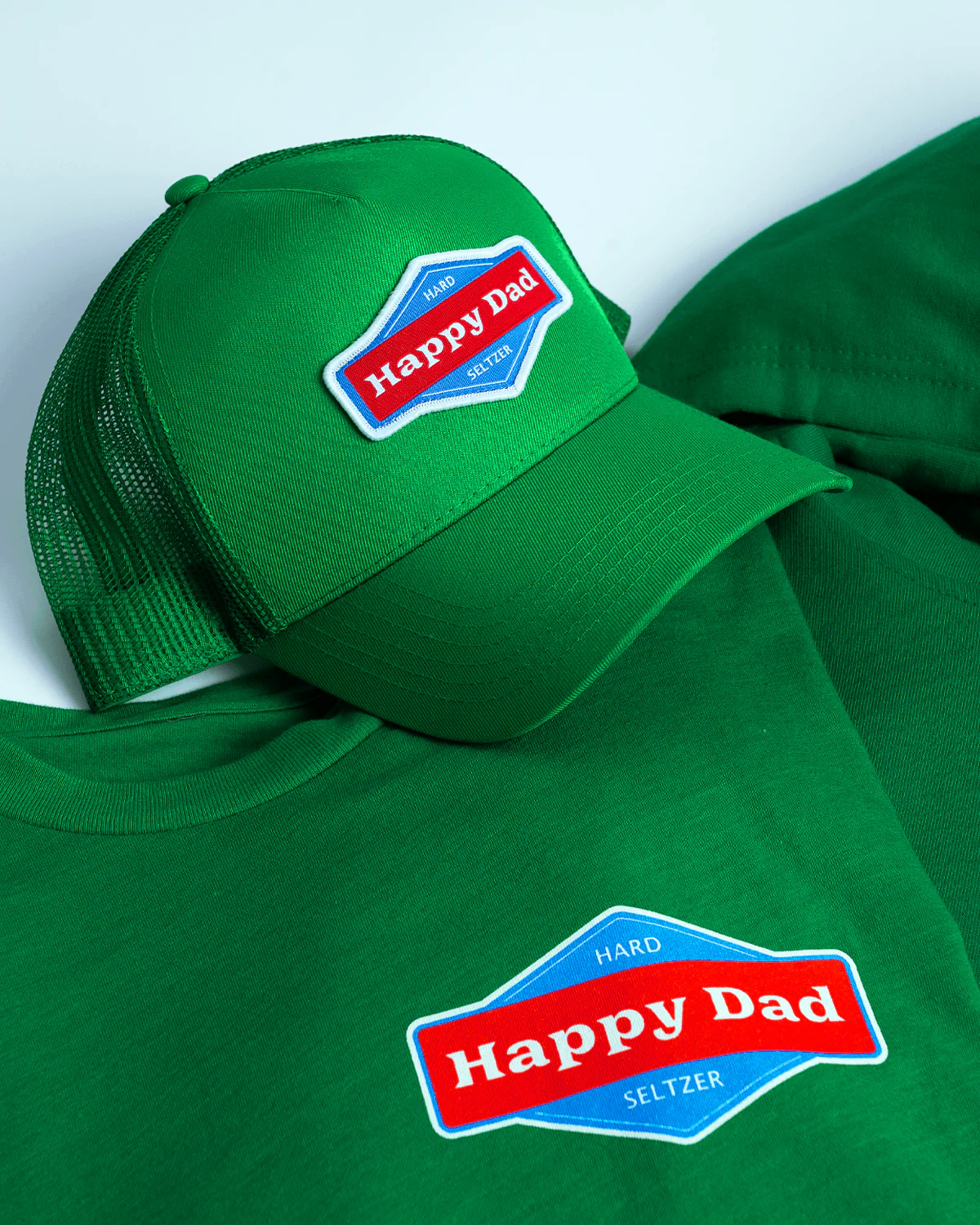Happy Dad Trucker Hat (Green) - Image 6