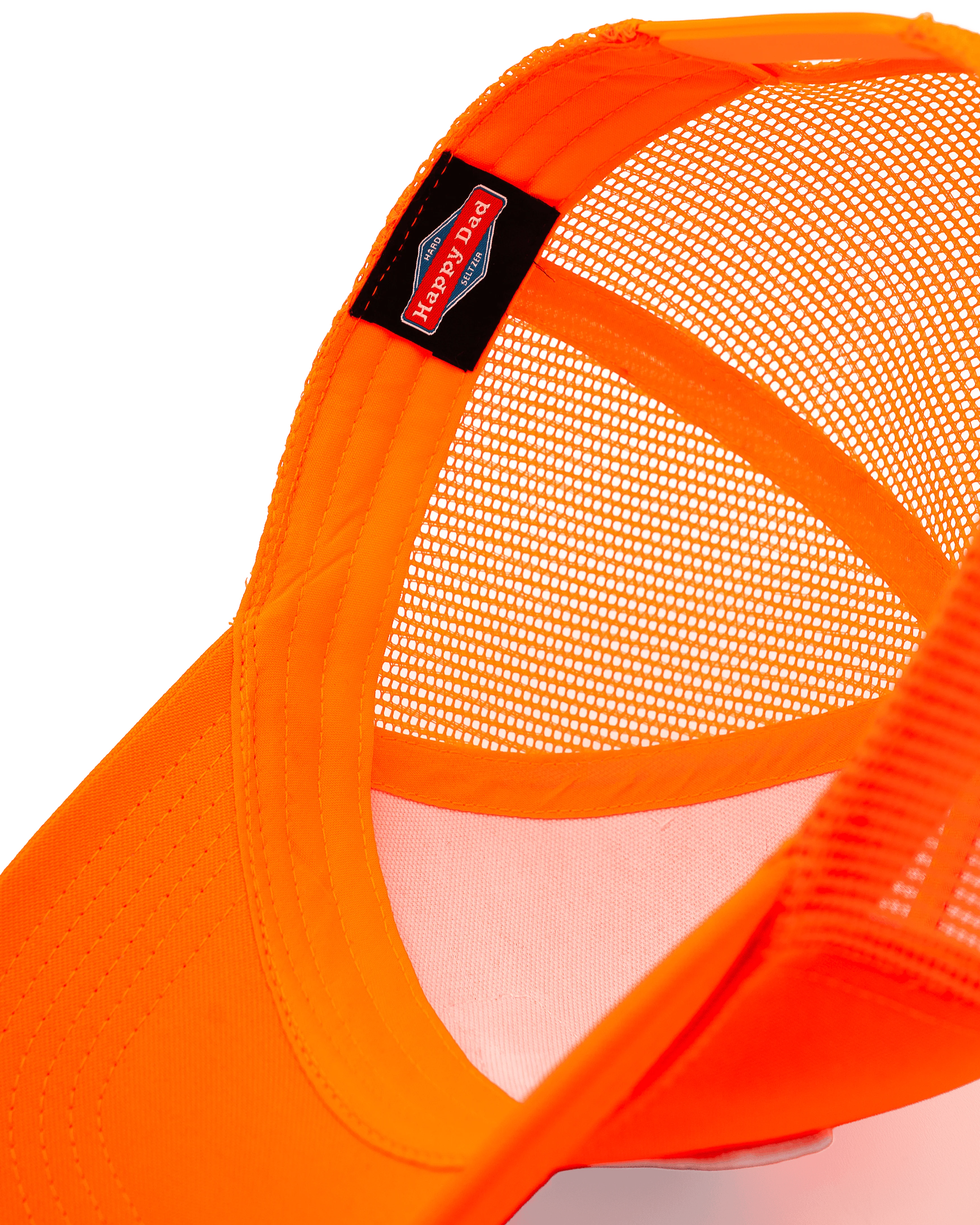 Happy Dad Trucker Hat (Neon Orange) - Image 6