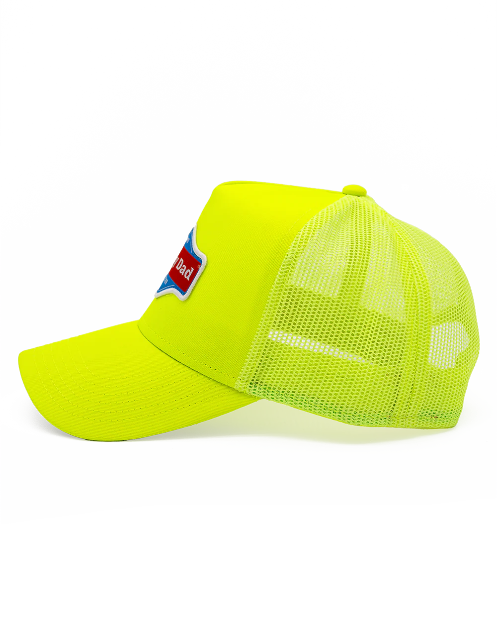 Happy Dad Trucker Hat (Neon Yellow) - Image 3