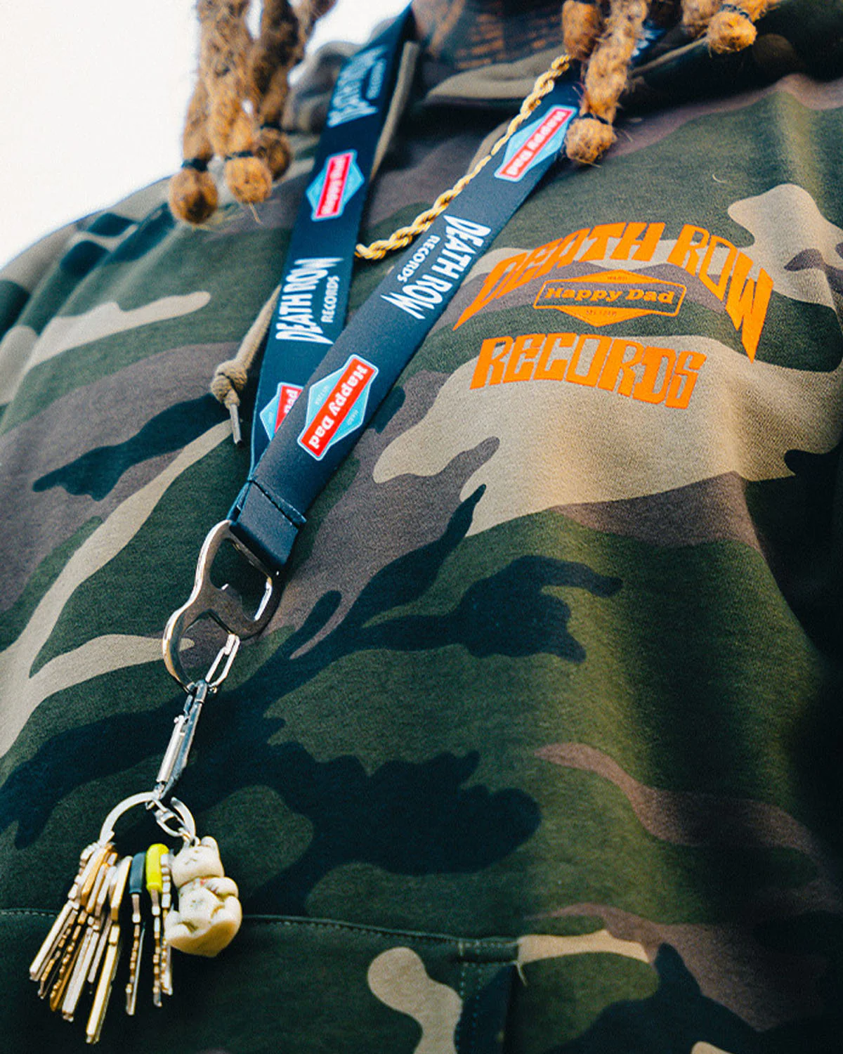 Happy Dad x Death Row Lanyard (Black) - Image 3