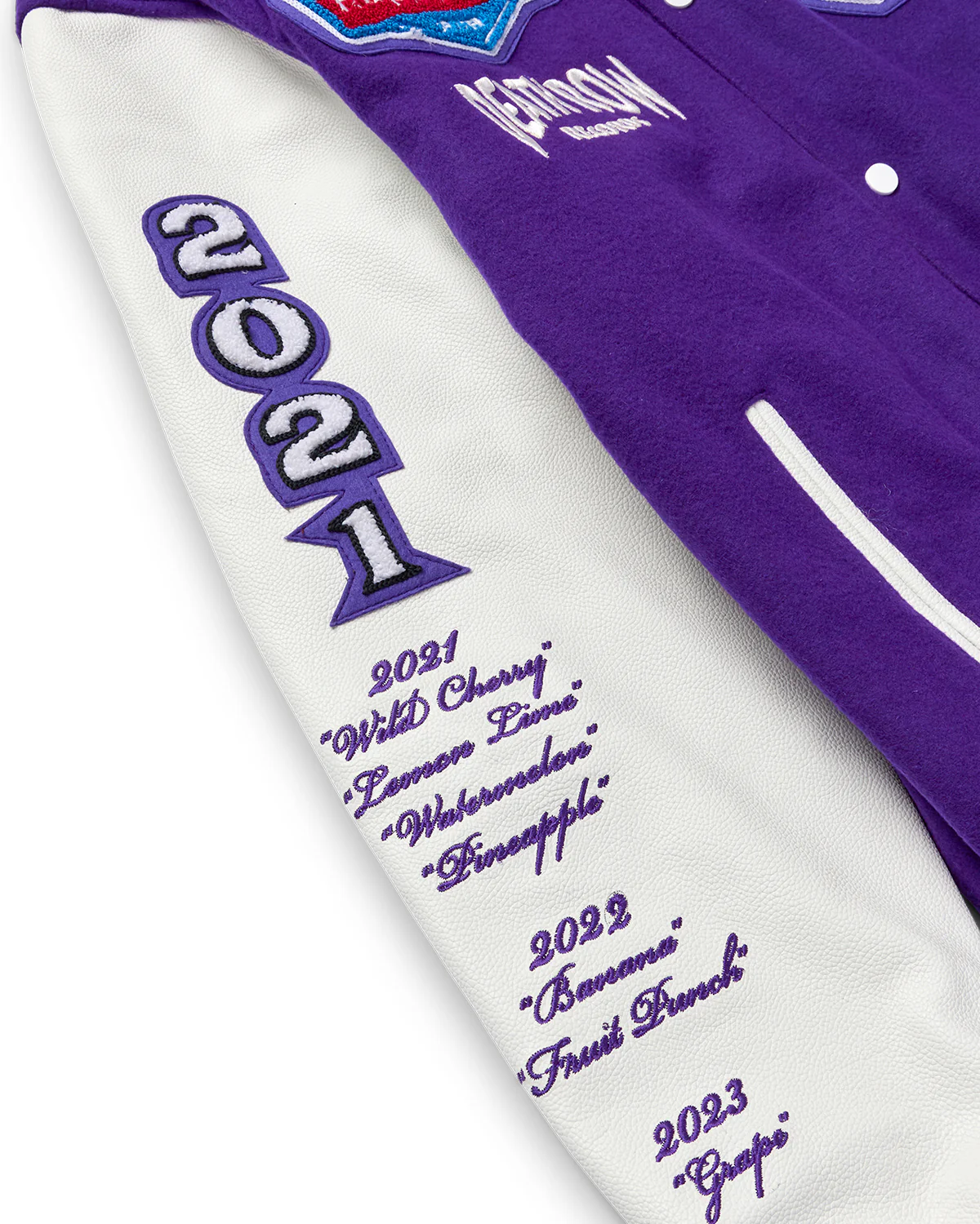 Happy Dad x Death Row Varsity Jacket (Purple) - Image 3
