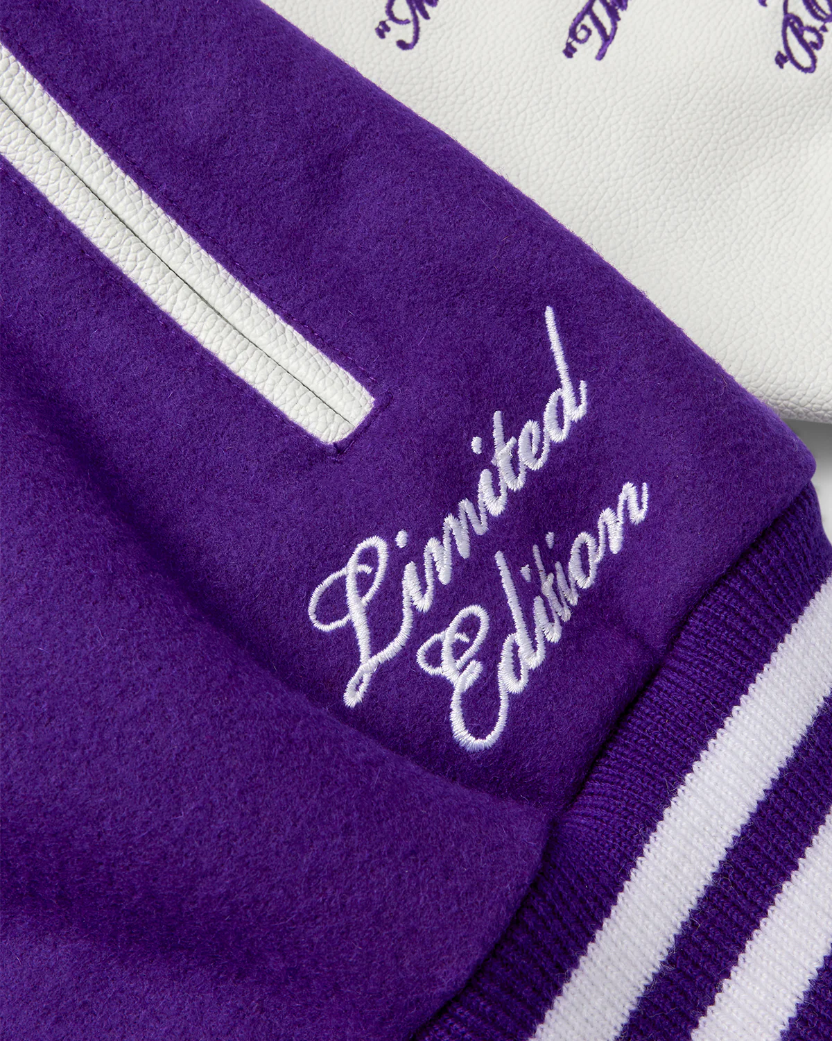 Happy Dad x Death Row Varsity Jacket (Purple) - Image 4