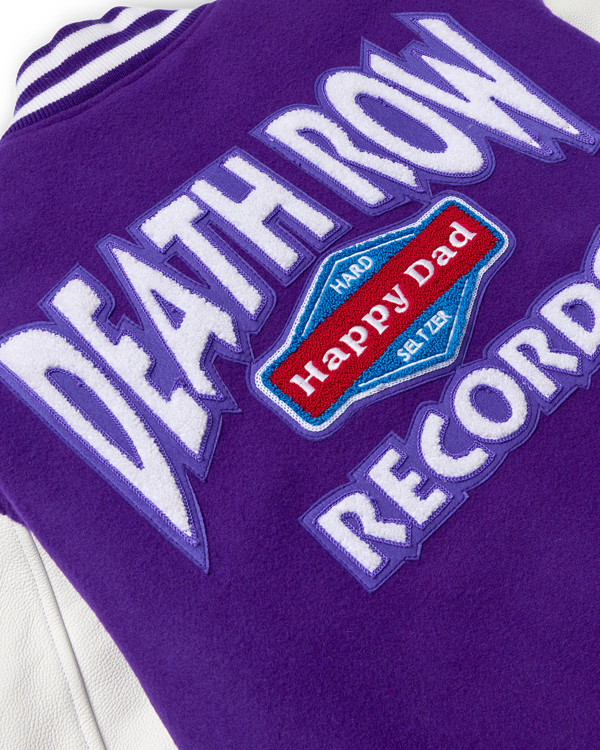 Happy Dad x Death Row Varsity Jacket (Purple) - Image 7