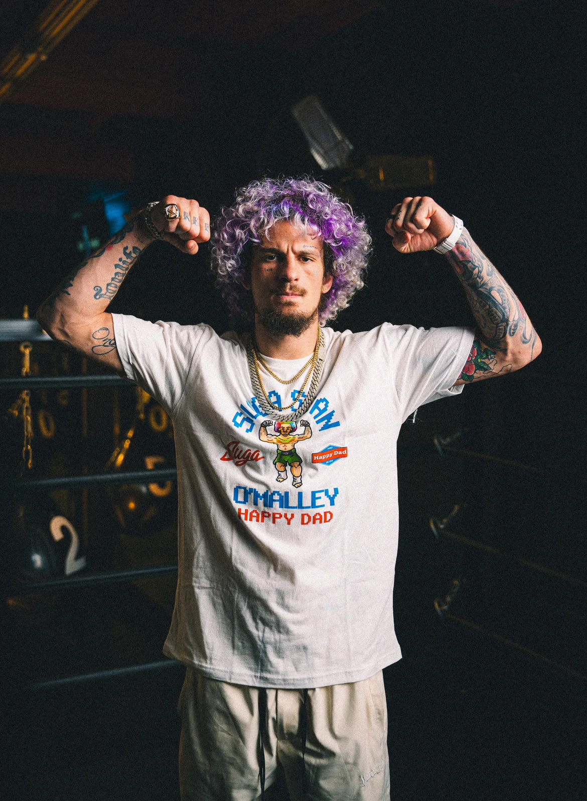 Happy Dad x Suga Sean Action Figure Tee - Image 3