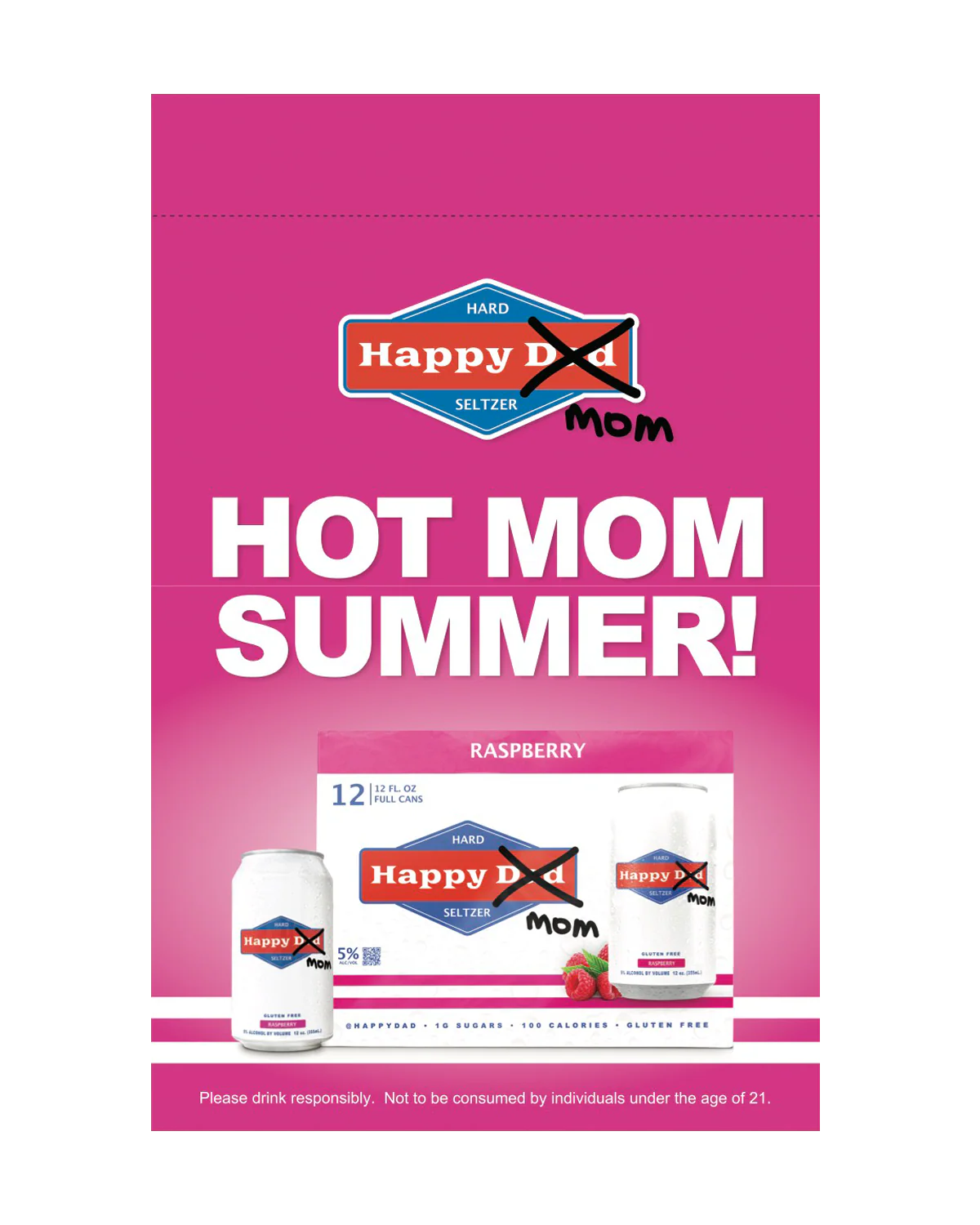 Happy Dad Hot Mom Summer Case Card #2