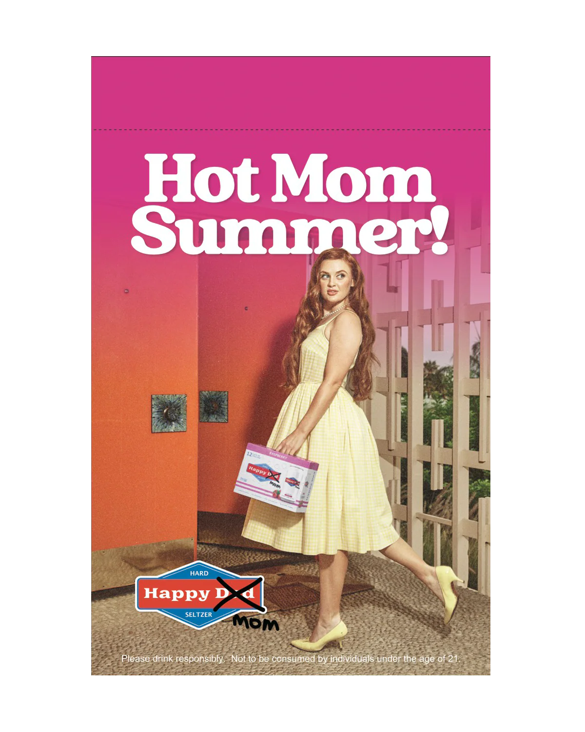 Happy Dad Hot Mom Summer Case Card #1