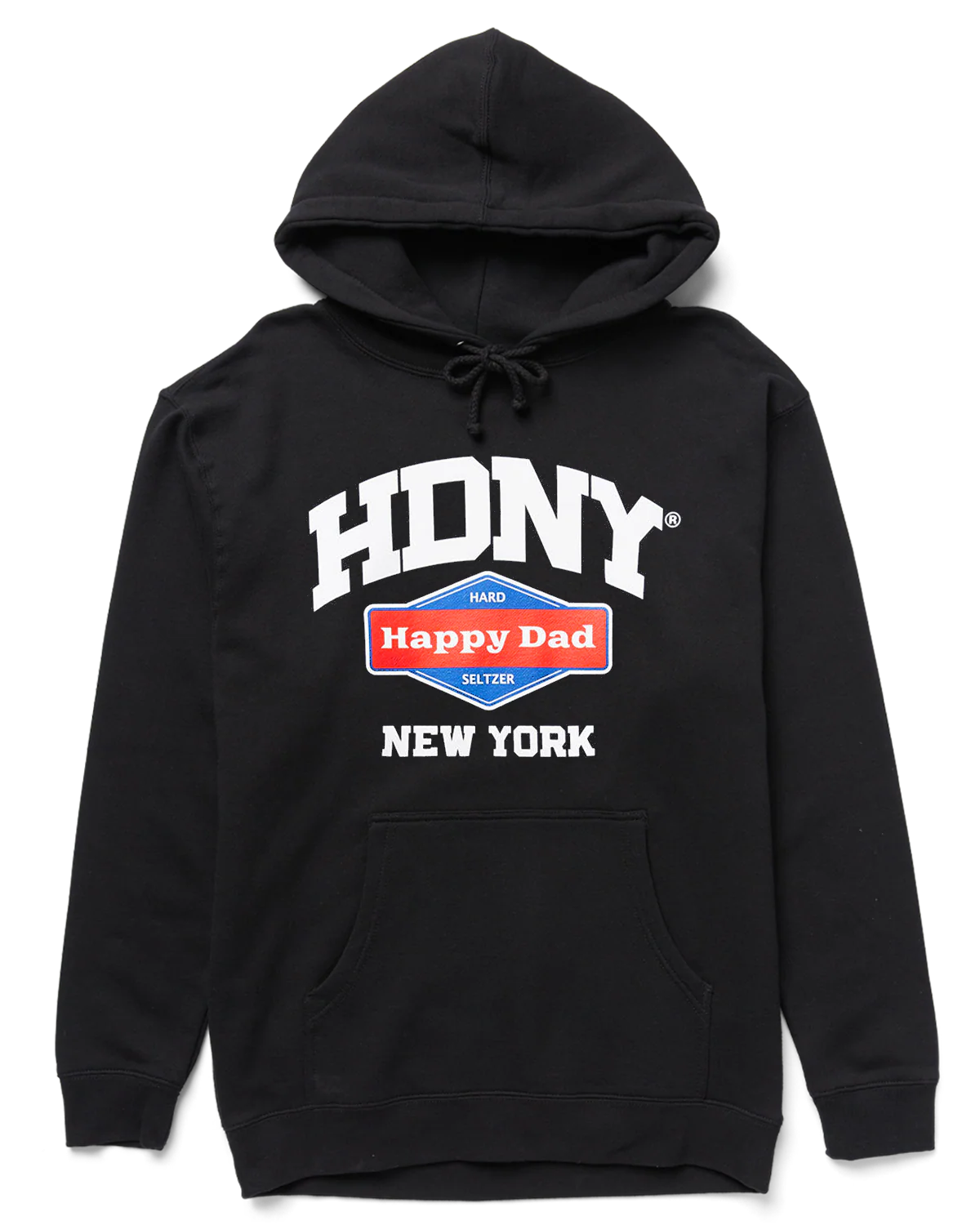 Happy Dad New York Hoodie - Black