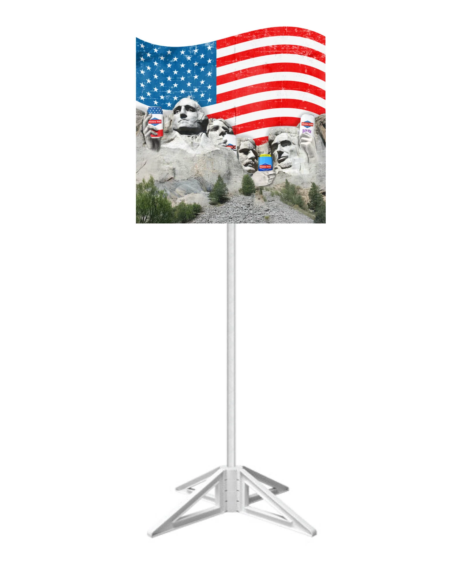 Mount Rushmore Pole Topper  (5 stackers per 1 box)