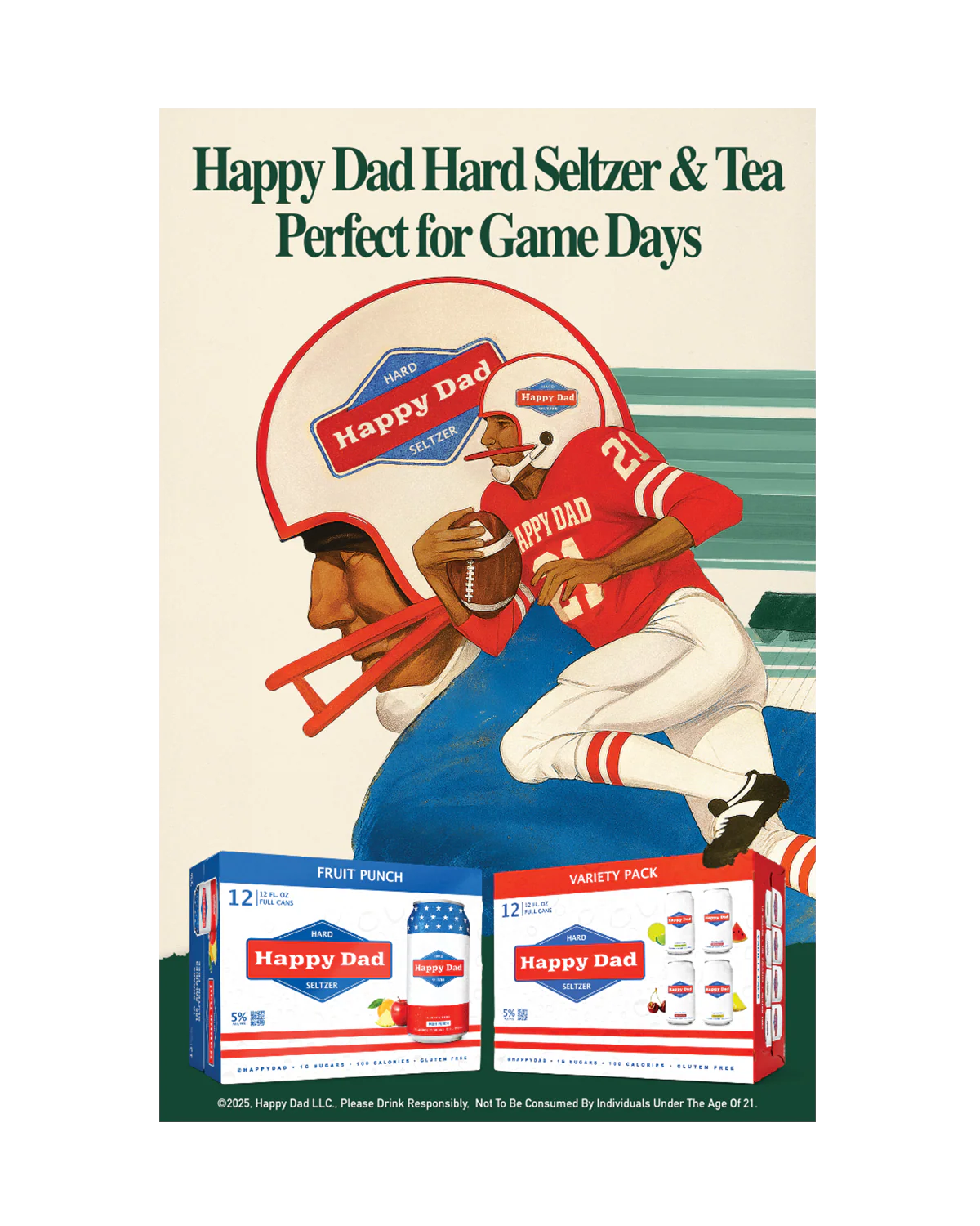 Perfect for Game Days Poster (Variety & Fruit Punch)