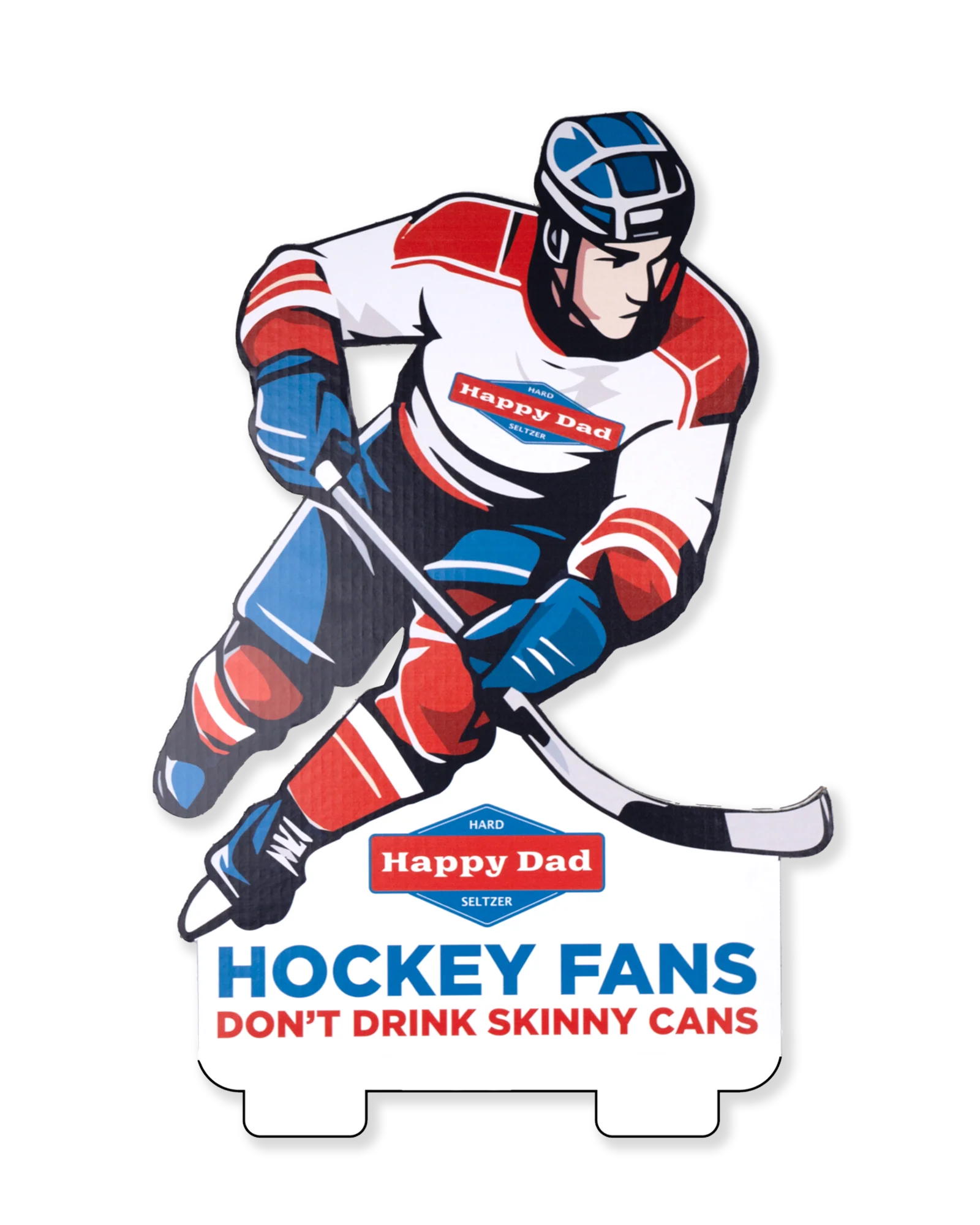 Happy Dad Skinny Case Stacker Topper (Hockey)