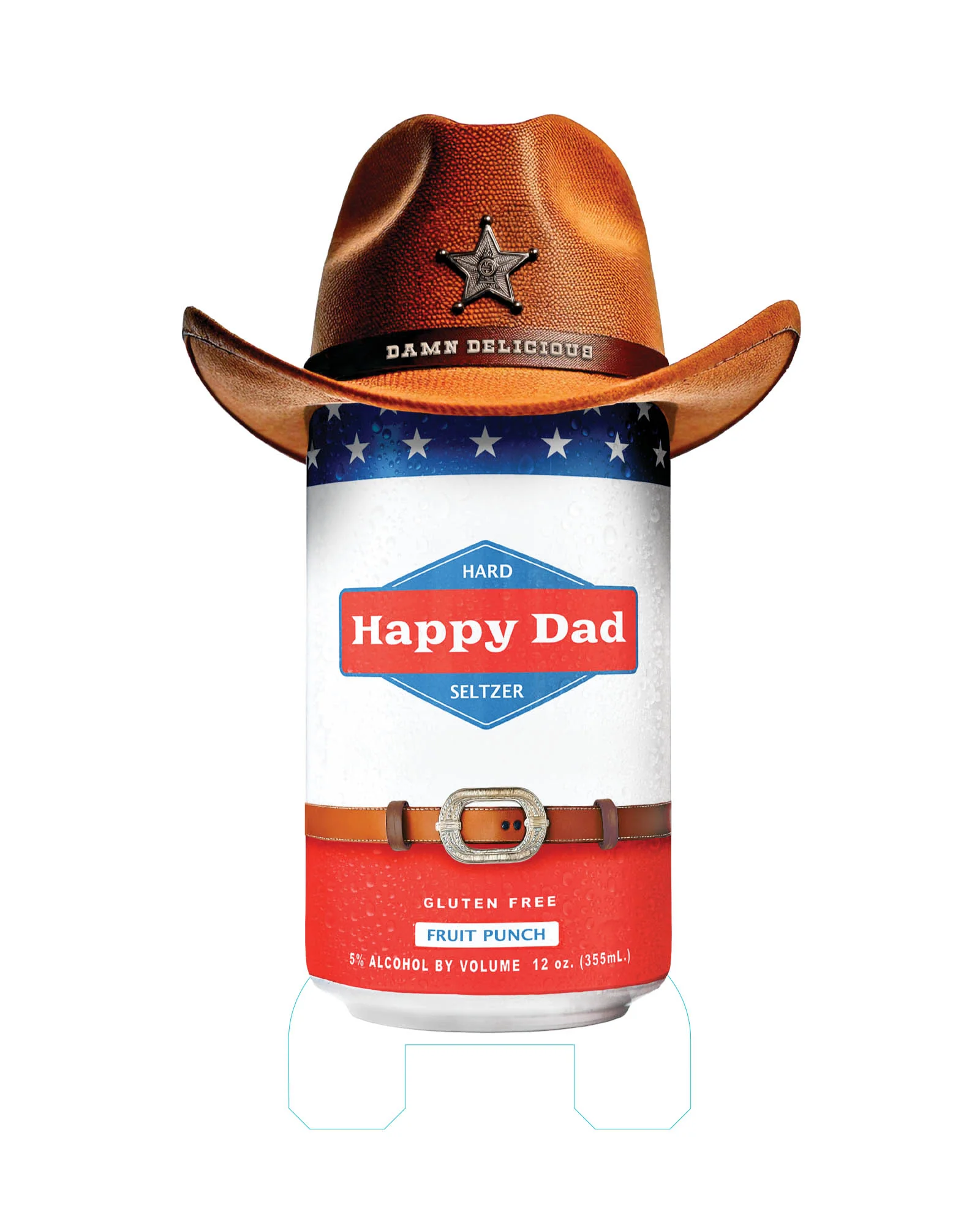 Skinny Case Stacker Topper (Sheriff Can) (10 stackers per 1 box)